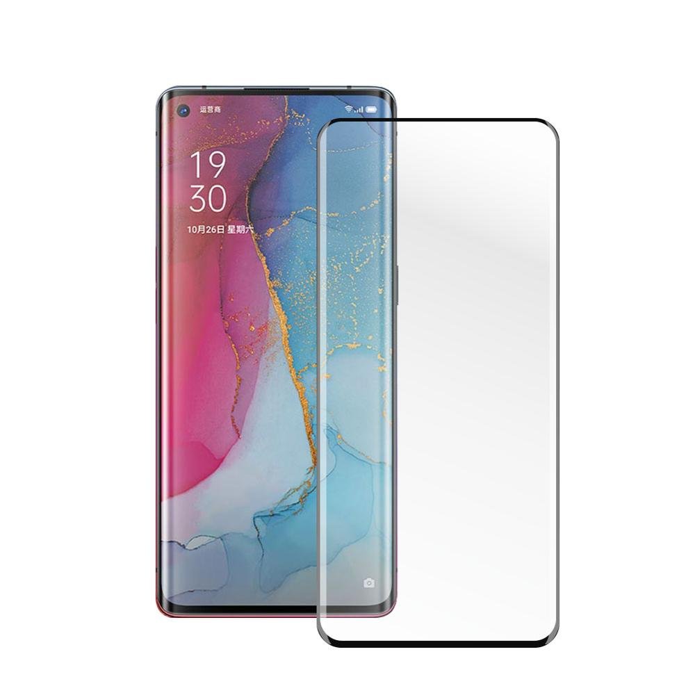 Película de Vidro Temperado GorilasGlass Curvado para Oppo Reno5 Pro+ 5G