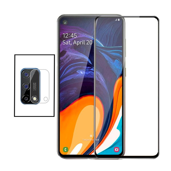 Kit Película Protectora para Câmara Traseira + Película de Vidro Temperado GorilasGlass para Realme Narzo 30 Pro 5G
