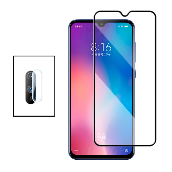 Kit Película Protectora para Câmara Traseira + Película de Vidro Temperado GorilasGlass para Realme C3i