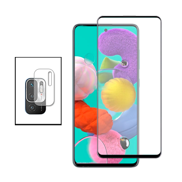 Kit Película Protectora para Câmara Traseira + Película de Vidro Temperado GorilasGlass para Xiaomi Redmi Note 10T 5G