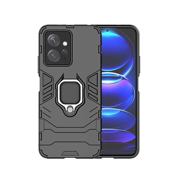 Capa de Proteção Militar Magnética para Xiaomi Redmi Note 12 4G - Preto