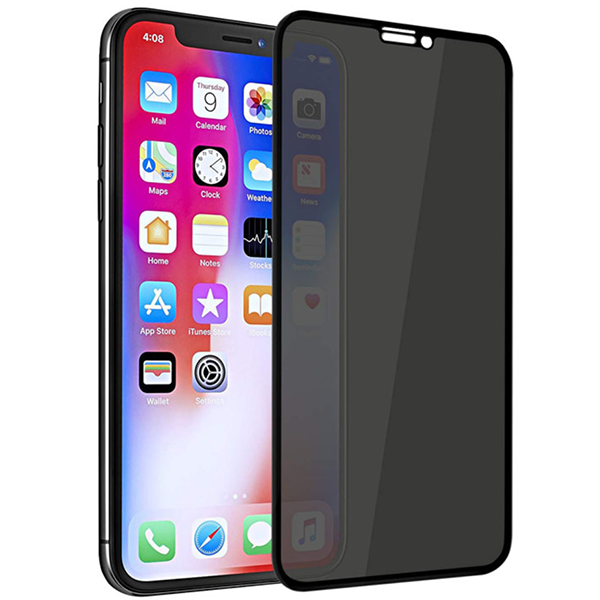 Película de Vidro Temperado Privacidade para Apple iPhone 14 - Transperente/Preto