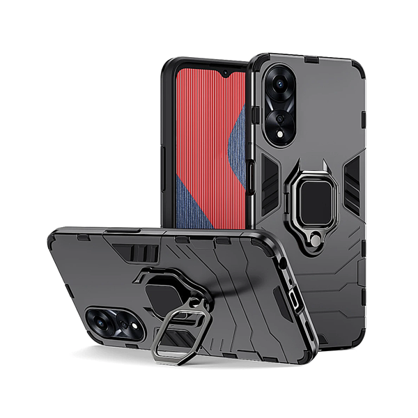 Capa de Proteção Militar Magnética para Oppo A58 - Preto