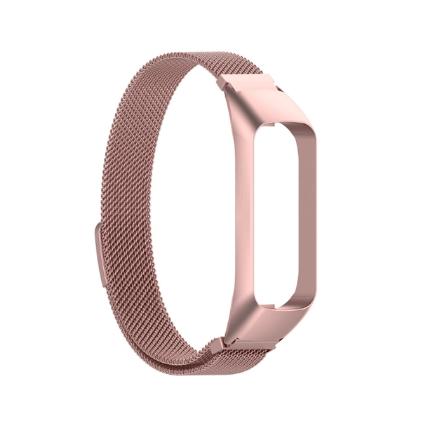 Bracelete Milanese Com Fecho Magnético para Samsung Galaxy Fit2 (SM-R220) - Rosa