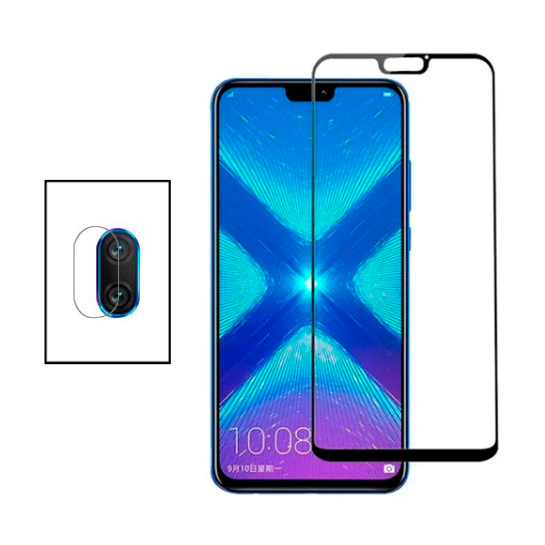 Kit Película Protectora para Câmara Traseira + Película de Vidro Temperado GorilasGlass para Huawei Honor 10
