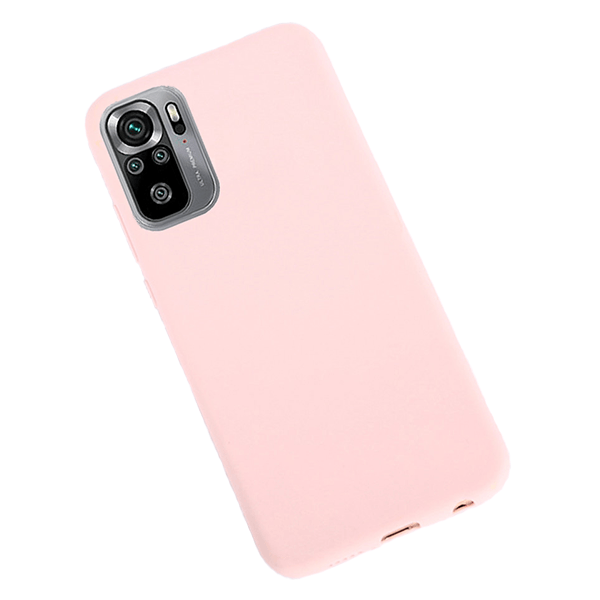 Capa Proteção Traseira Silicone para Xiaomi Redmi Note 10 5G - Rosa