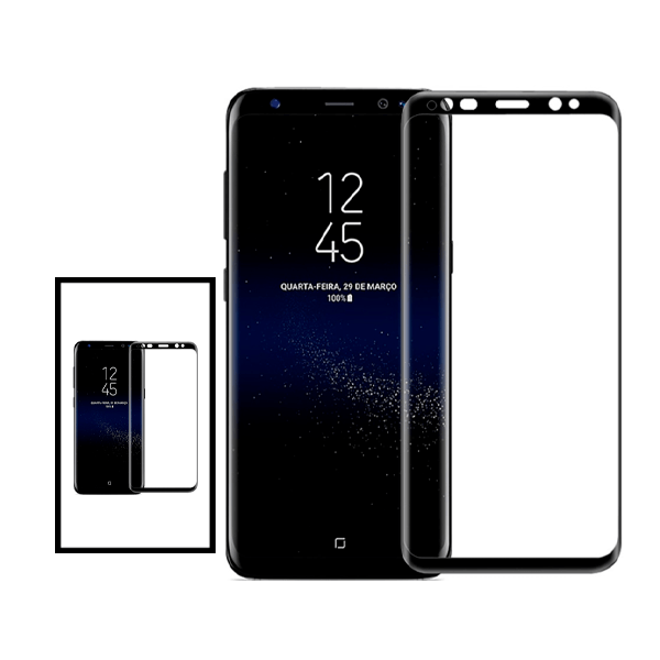 Kit 2 Película de Vidro Temperado GorilasGlass Curvado para Samsung Galaxy S7 Edge