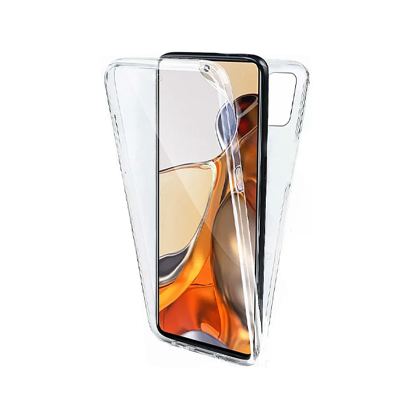 Capa 360° Proteção Frente e Verso para Xiaomi Redmi Note 12S - Transparente