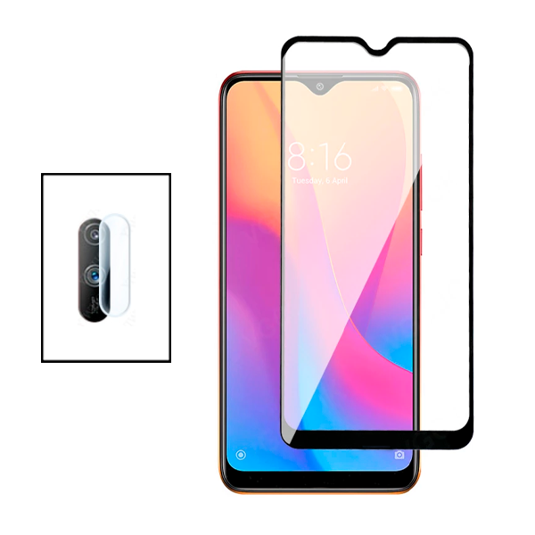 Kit Película Protectora para Câmara Traseira + Película de Vidro Temperado GorilasGlass para Realme C3