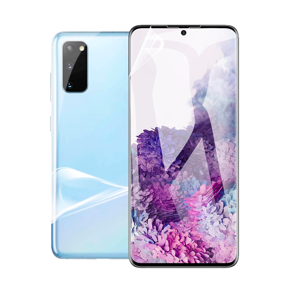 Kit Película Protectora de Hydrogel Frente e Verso para Samsung Galaxy S20 FE 2022 - Transparente