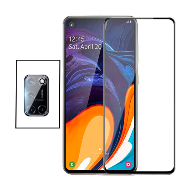 Kit Película Protectora para Câmara Traseira + Película de Vidro Temperado GorilasGlass para Realme C17