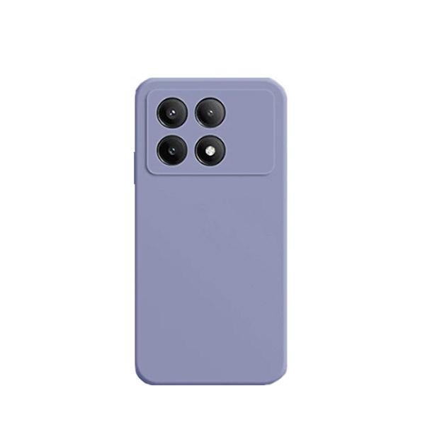 Capa Proteção Traseira Silicone GIFT4ME para Xiaomi Poco X6 Pro 5G - Roxo