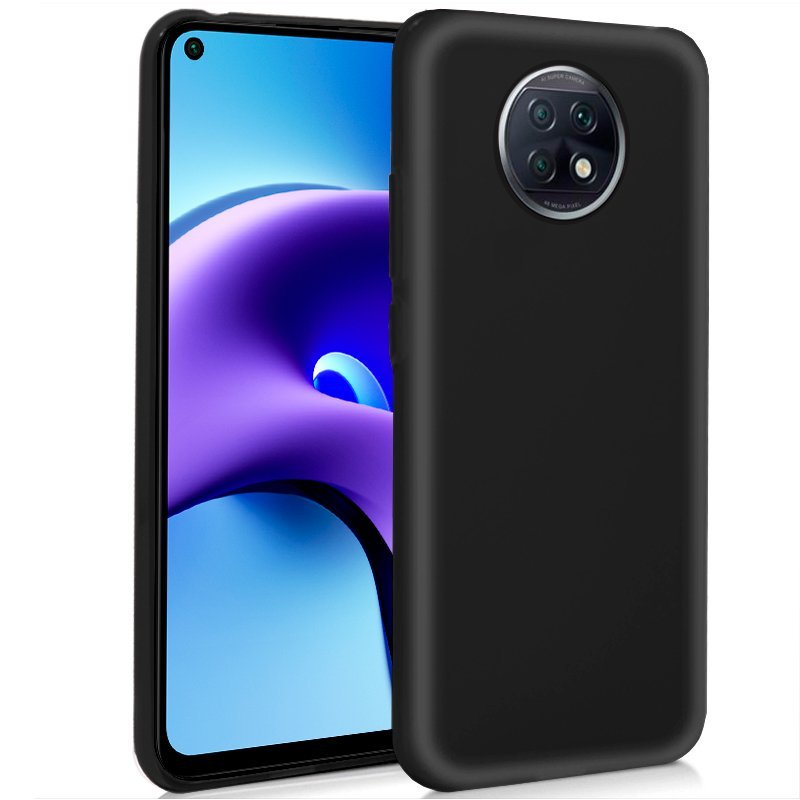 Capa Proteção Traseira Silicone para Xiaomi Redmi Note 9 5G - Preto