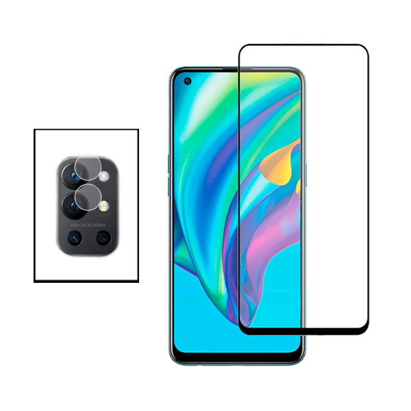 Kit Película Protectora para Câmara Traseira + Película de Vidro Temperado GorilasGlass para OnePlus 9R