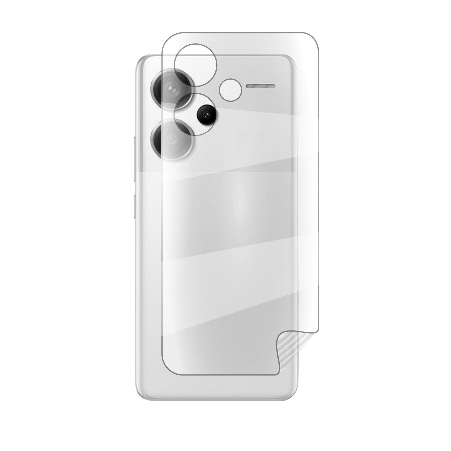 Película Protectora de Hydrogel Verso GIFT4ME para Xiaomi Redmi Note 13 Pro+ Plus - Transparente
