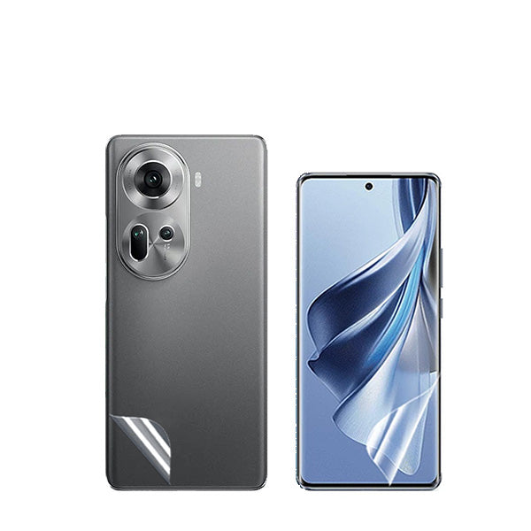Kit Película Protectora de Hydrogel Frente e Verso GIFT4ME para Oppo Reno11 - Transparente