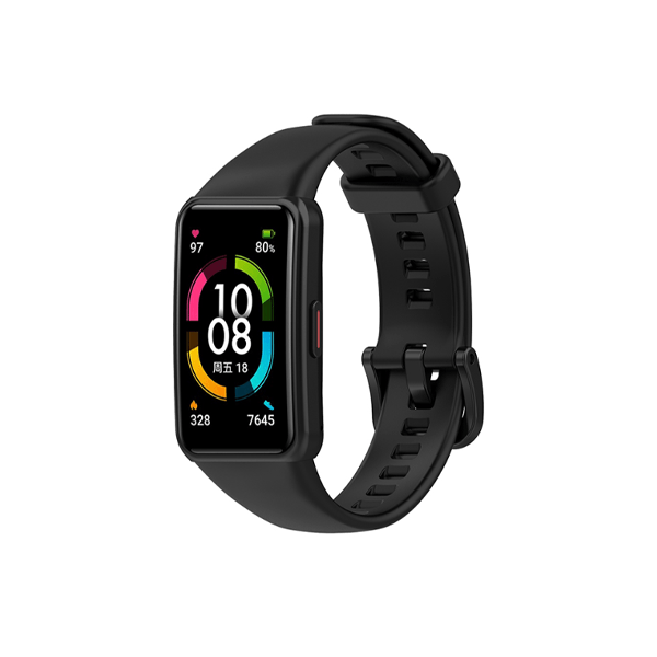 Bracelete Silicone para Huawei Band 6 - Preto