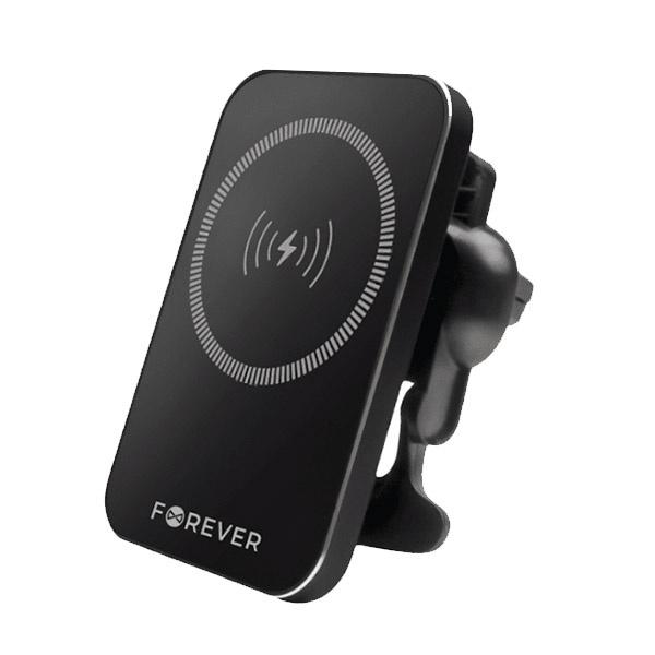 Suporte Carro AirVentHolder&Charger Extra Forte Wifi Charger 15W Universal Forever Preto