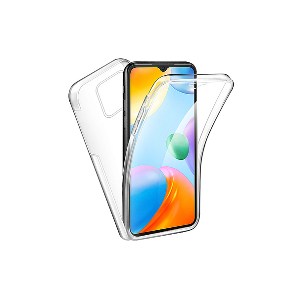 Capa 360° Proteção Frente e Verso para Xiaomi Redmi 12C - Transparente
