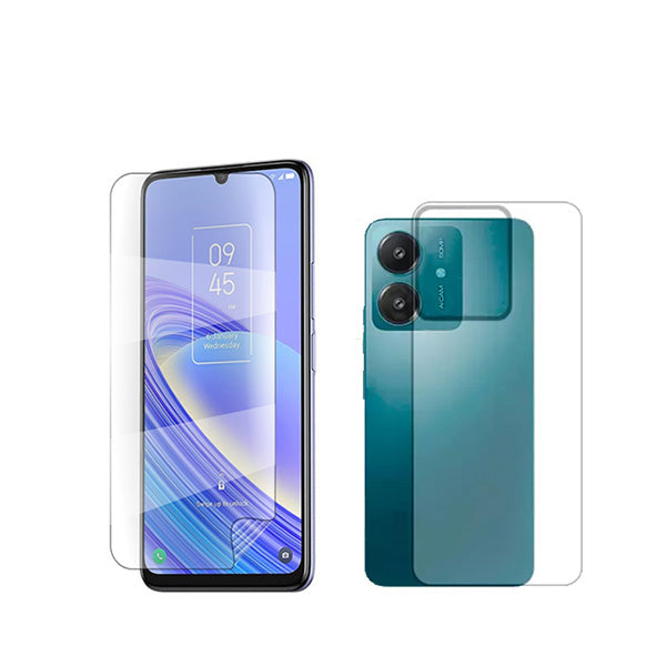 Kit Película Protectora de Hydrogel Frente e Verso GIFT4ME para Xiaomi Redmi 13R - Transparente