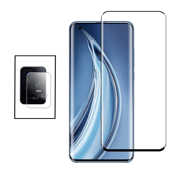 Kit Película Protectora para Câmara Traseira + Película de Vidro Temperado GorilasGlass Curvado para Xiaomi Mi 11 Ultra