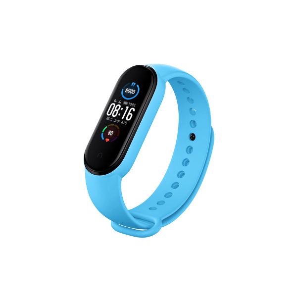 Bracelete Silicone para Xiaomi Mi Band 7 - Azul Claro