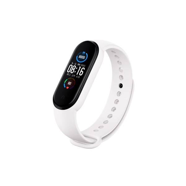 Bracelete Silicone para Xiaomi Mi Band 7 - Branco
