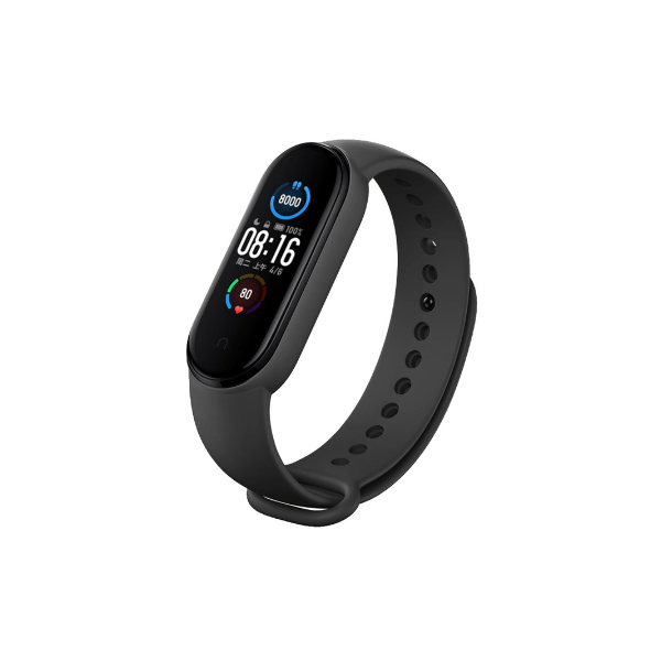 Bracelete Silicone para Xiaomi Mi Band 7 - Preto