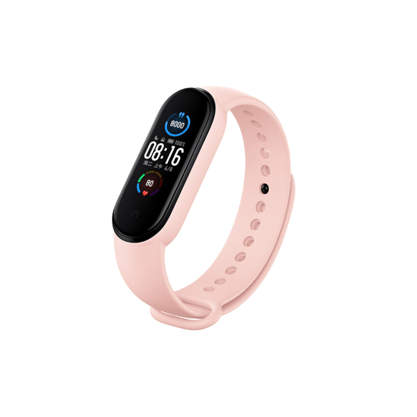 Bracelete Silicone para Xiaomi Mi Band 7 - Rosa Claro