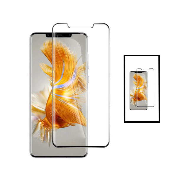 Kit 2 Película de Vidro Temperado GorilasGlass para Huawei Mate 50 Pro - Transparente/Preto