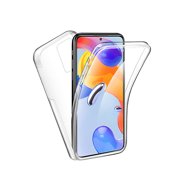 Capa 360° Proteção Frente e Verso para Xiaomi Redmi Note 12 Pro Plus - Transparente