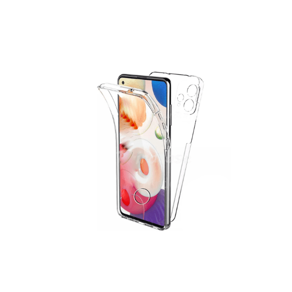Capa 360° Proteção Frente e Verso para Realme 9i - Transparente