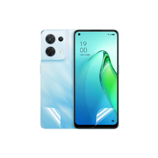 Kit Película Protectora de Hydrogel Frente e Verso para Oppo Reno 8 5G - Transparente