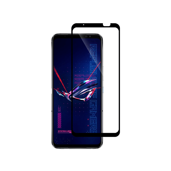 Película de Vidro Temperado GorilasGlass para Asus Rog Phone 6 - Transparente/Preto