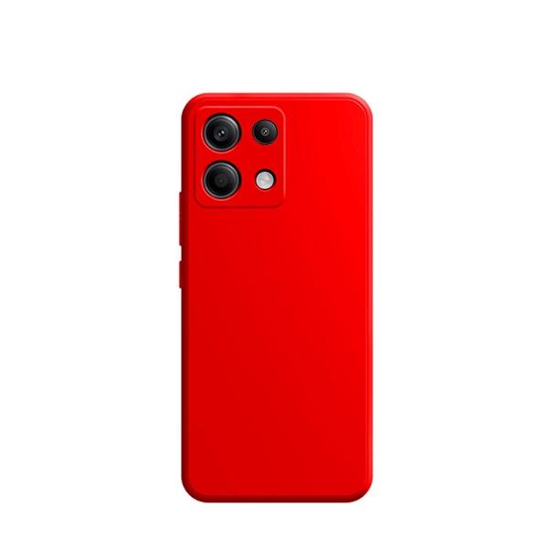 Capa Proteção Traseira Silicone GIFT4ME para Xiaomi Redmi Note 13 Pro - Vermelha
