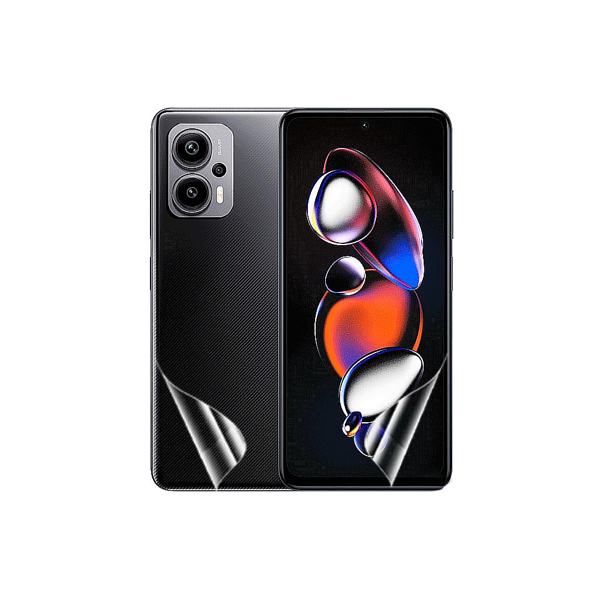 Kit Película Protectora de Hydrogel Frente e Verso para Xiaomi Redmi Note 12T Pro - Transparente
