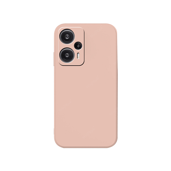 Capa Proteção Traseira Silicone para Xiaomi Poco F5 - Rosa