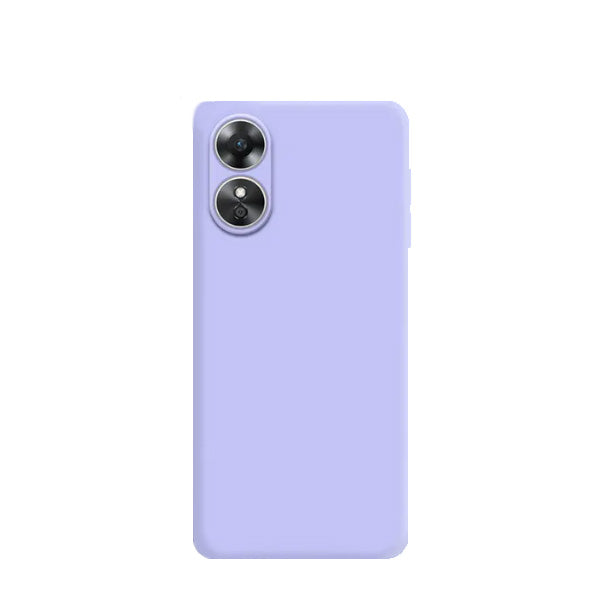 Capa Proteção Traseira Silicone Phonecare para Oppo A17 - Roxo