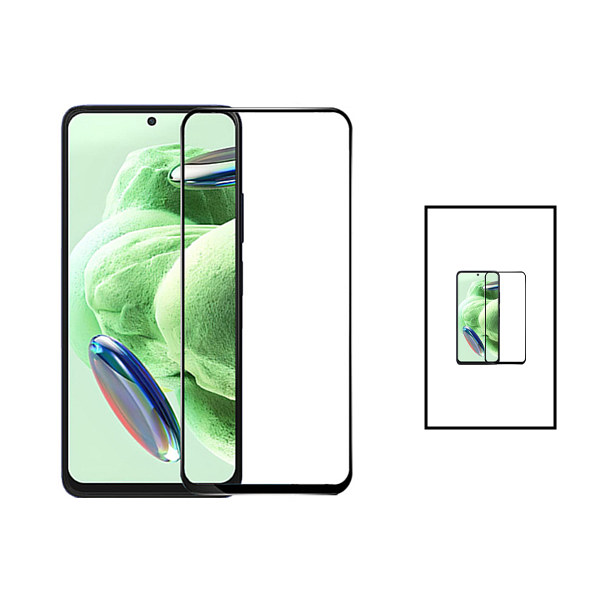 Kit 2 Película de Vidro Temperado GorilasGlass para Oppo F23 5G - Transparente/Preto