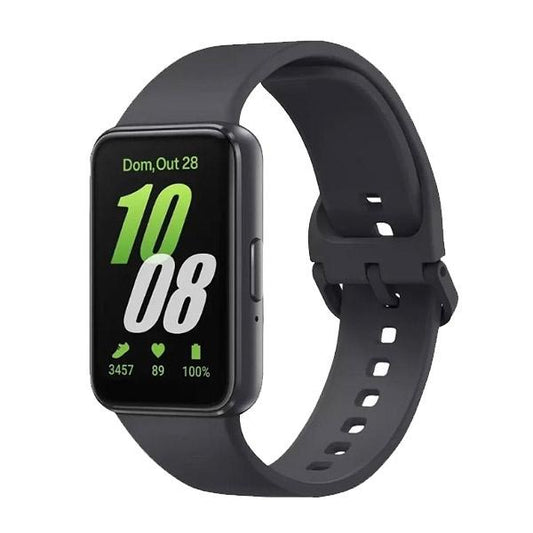 Bracelete Silicone Com Fivela GIFT4ME para Samsung Galaxy Fit3 - Preto