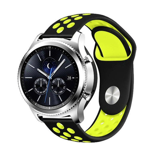 Bracelete Desportiva GIFT4ME Compativel Com Huawei Watch 4 Pro Space Edition - Preto / Verde