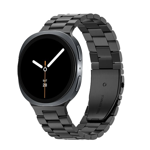 Bracelete de Aço + Ferramenta GIFT4ME Para Samsung Galaxy Watch8 - 40mm - Preto