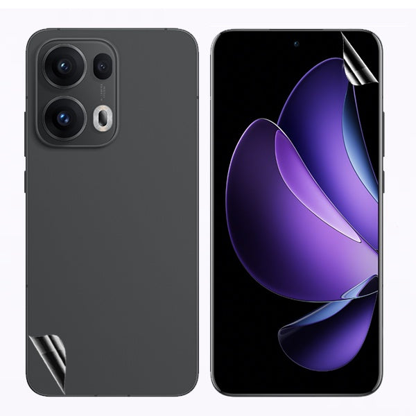 Kit Película Protectora de Hydrogel Frente e Verso Gift4Me Para Oppo Reno13 Pro - Transparente