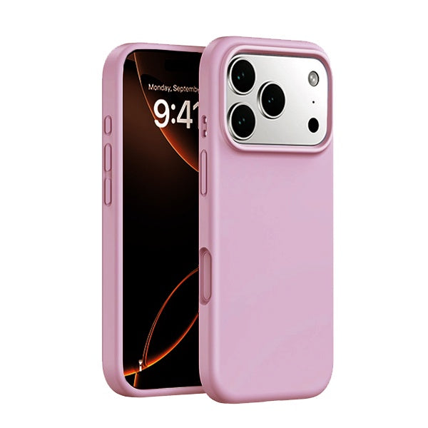 Kit Película Protectora de Hydrogel Frente + Capa Proteção Silicone + Suporte Magnético L GIFT4ME Para Apple iPhone 17 Pro - Rosa
