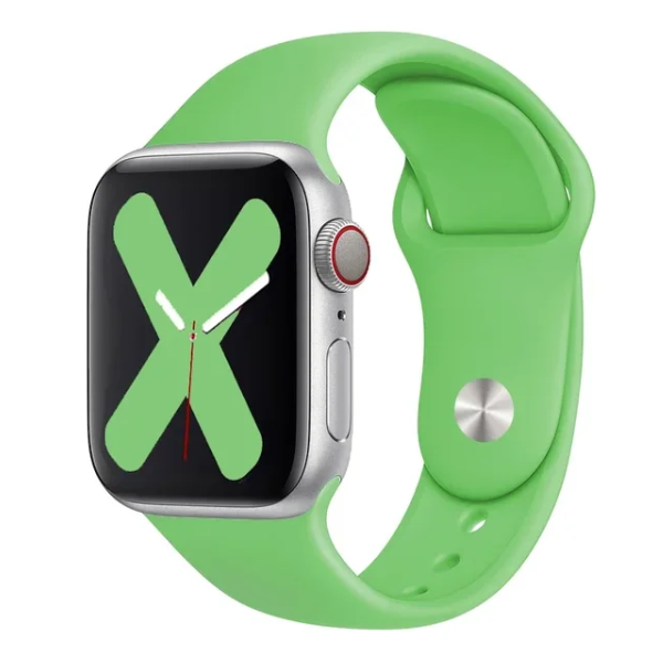 Bracelete Silicone GIFT4ME Para Apple Watch Series 12 - 46mm - Verde Alface