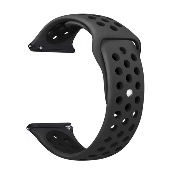Bracelete Desportiva GIFT4ME Para Garmin Approach S44 - Preto / Preto