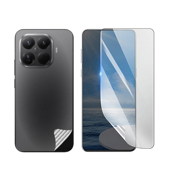 Kit Película Protectora de Hydrogel Frente e Verso GIFT4ME Para Xiaomi 15T Pro 5G - Transparente