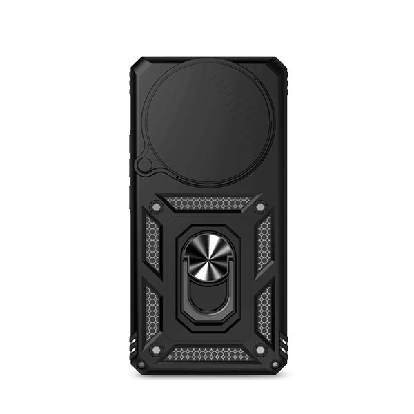 Capa de Proteção Militar Magnética Janela Deslizante GIFT4ME Para Xiaomi Redmi Note 15 Pro + Plus - Preto