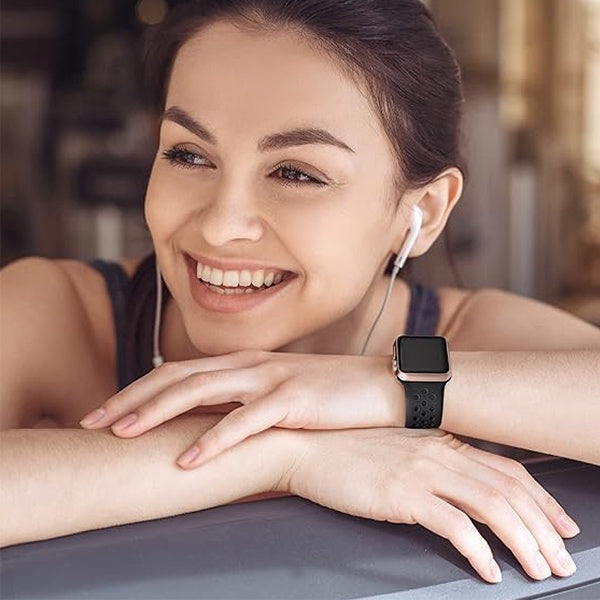 Bracelete Desportiva GIFT4ME Para Amazfit Balance 2 - Preto / Preto