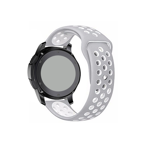 Bracelete Desportiva GIFT4ME Para Honor Watch 6 Plus - Cinza / Branco